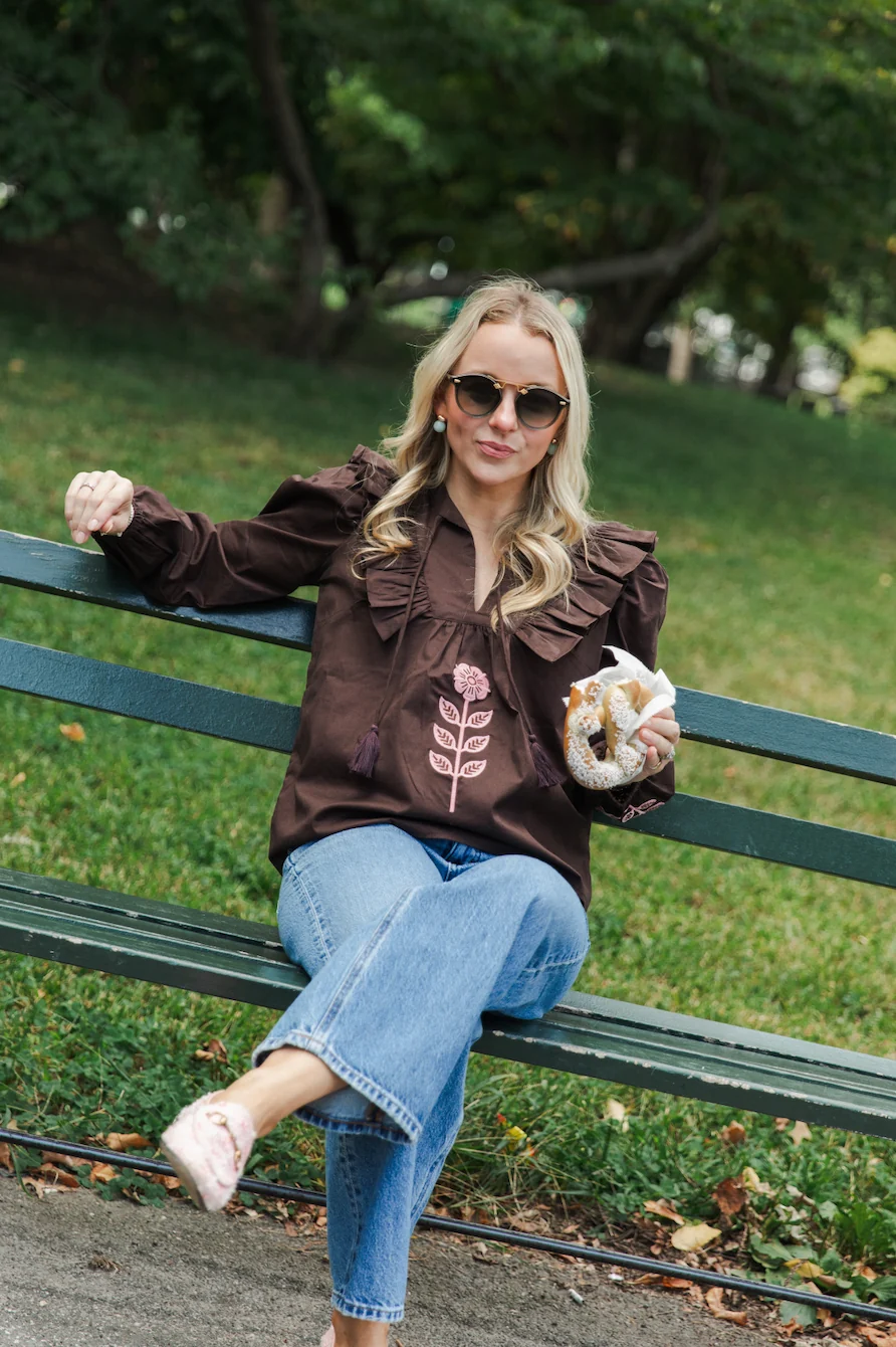 The Tassel Embroidered Top - luftunsa