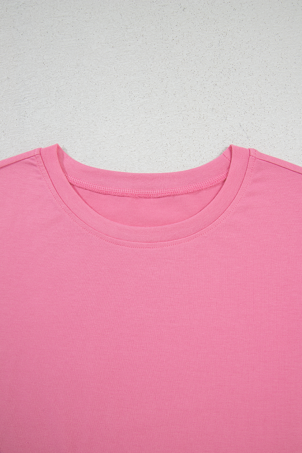 Bonbon Braided Cap Sleeve Crew Neck T Shirt