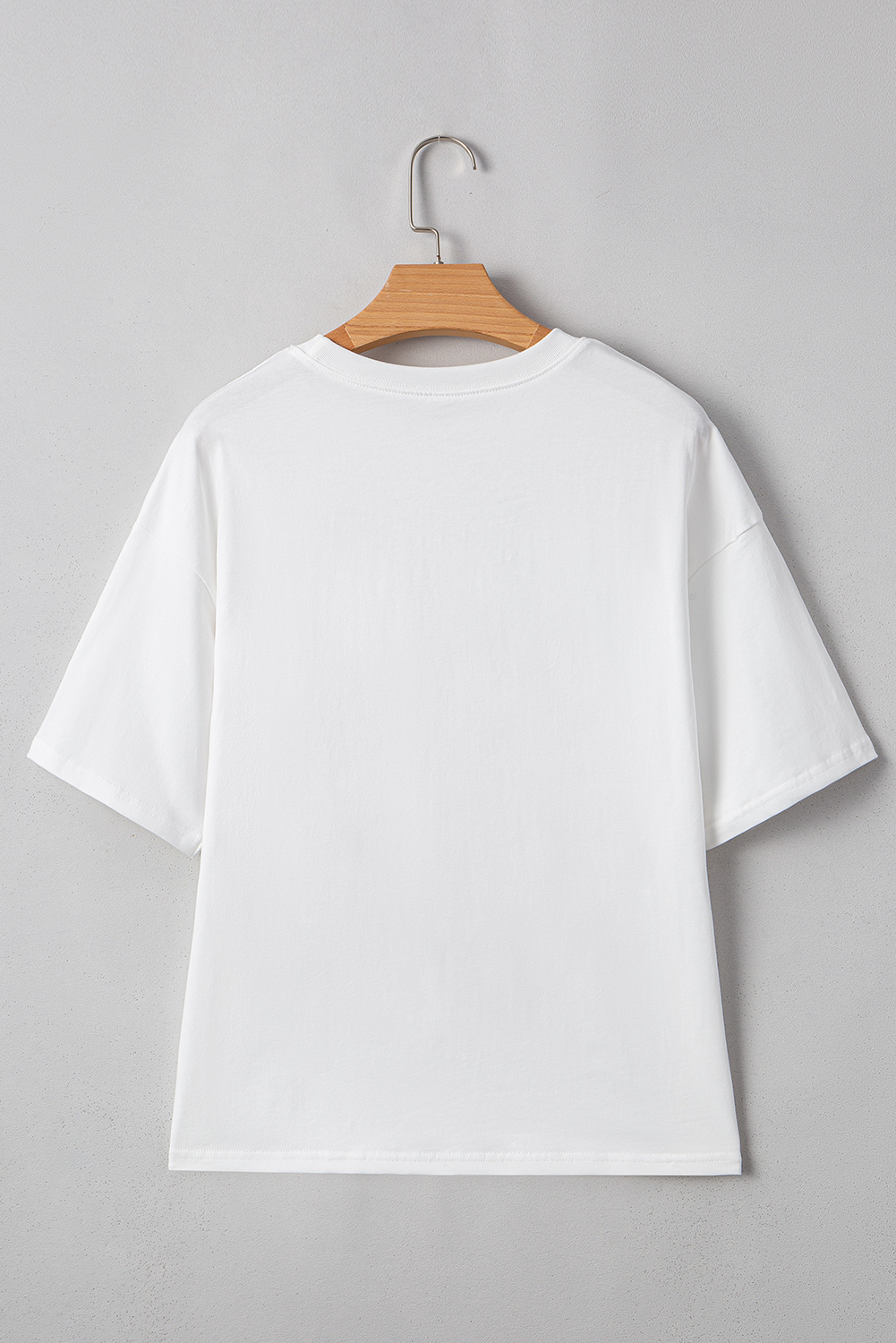 Myosotis Flag Bow Graphic Crewneck Tee