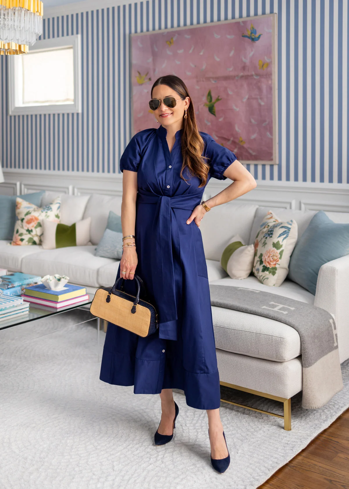 Navy Abby Dress - luftunsa