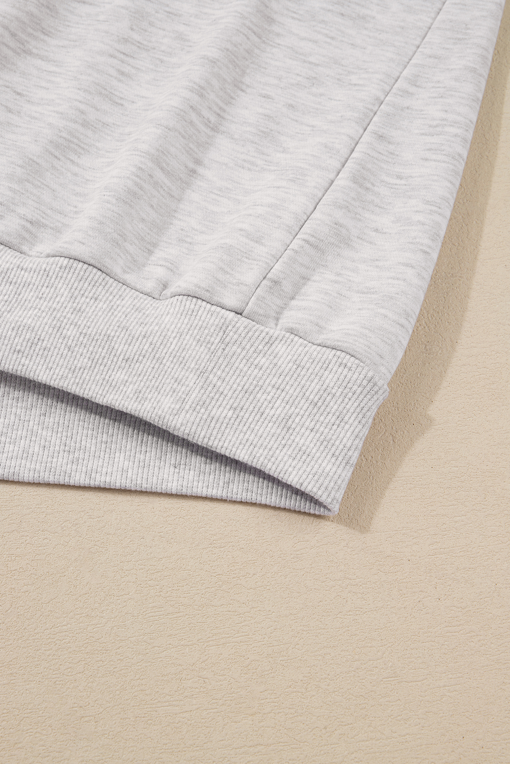 Light Grey Polo Tee Casual Pant Set