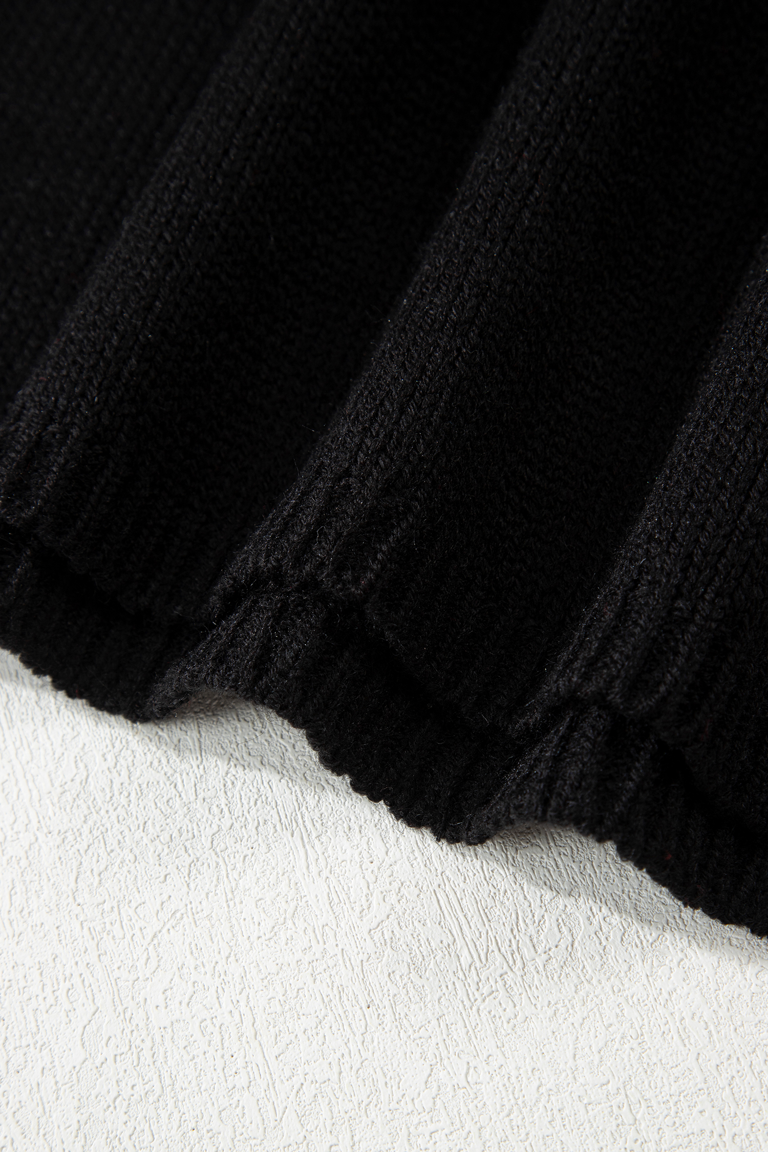 Bonbon Festive Bow Backless Bubble Sleeve Sweater