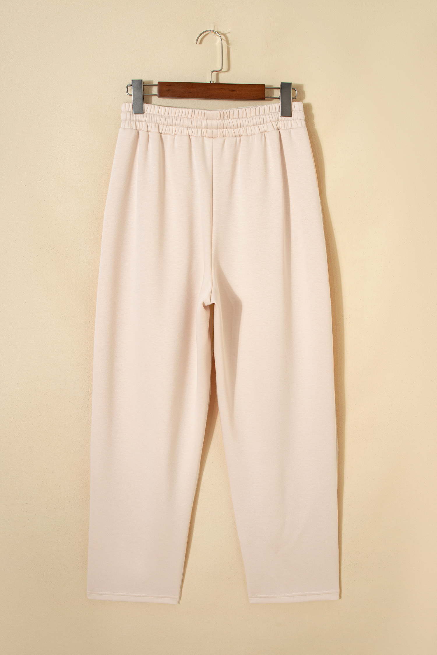 Jet Stream Embroidered Patched Pockets Drawstring Pants