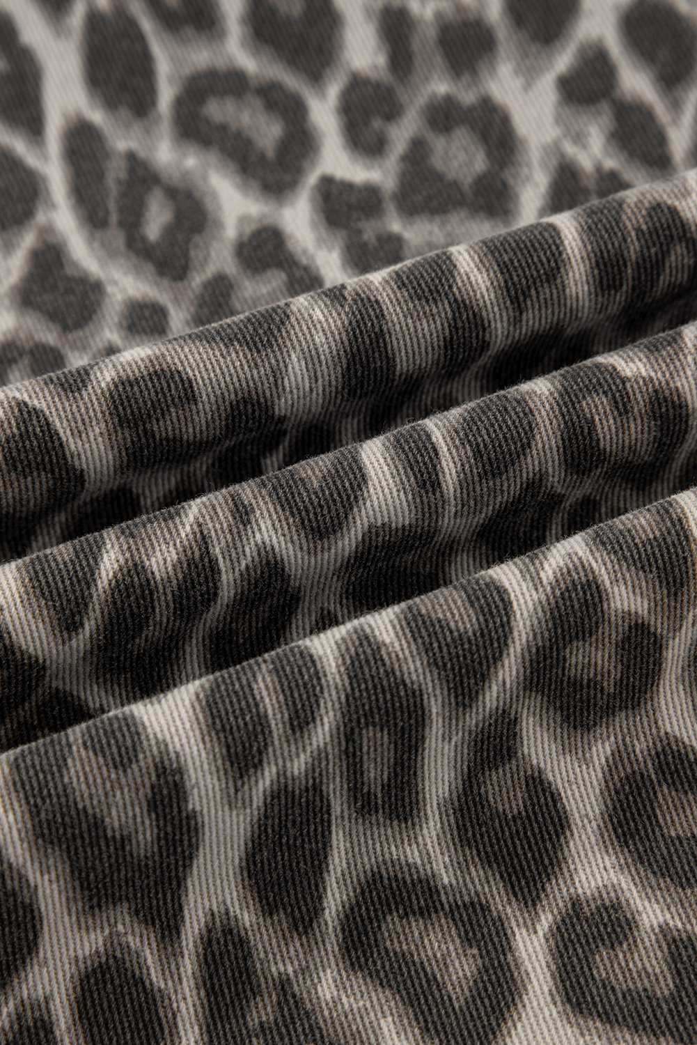 Yellow Leopard Straight Loose Leg Jeans