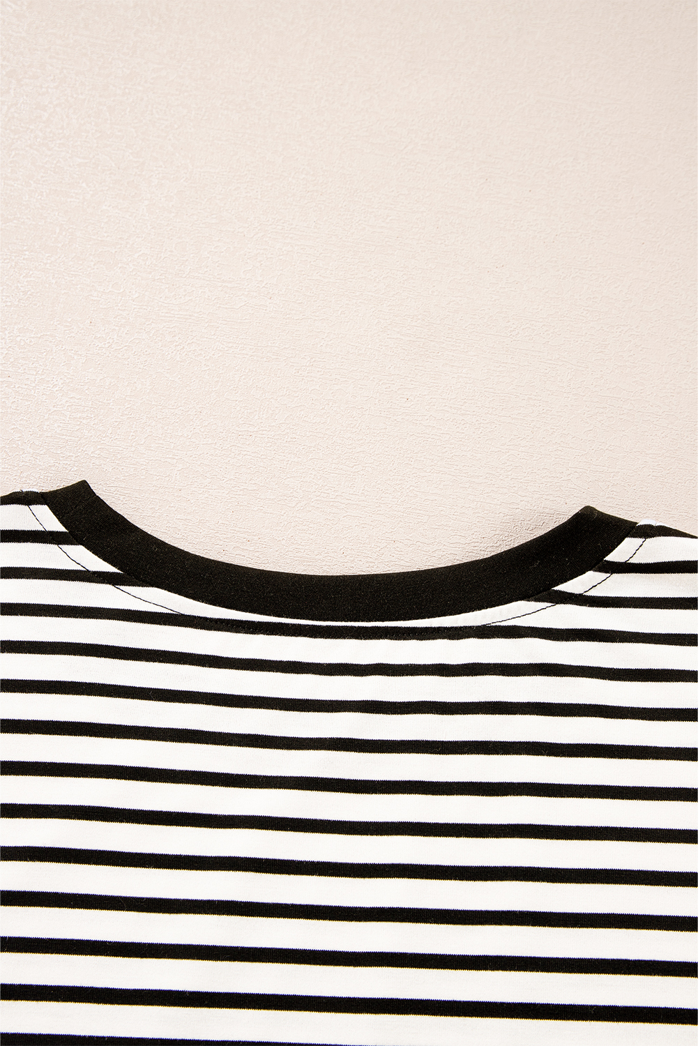 Red Stripe Chest Pocket Patch Round Neck Tank Top