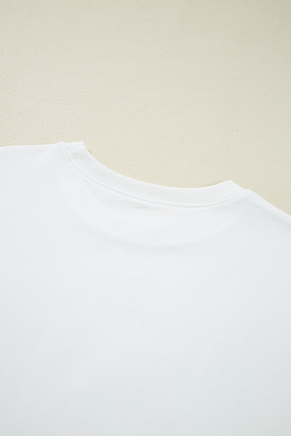 Myosotis Flag Bow Graphic Crewneck Tee