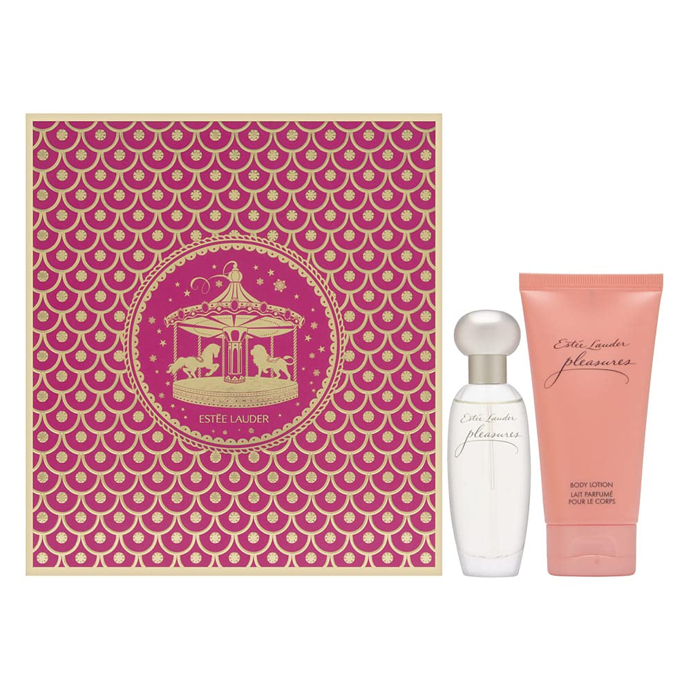 Pleasures by Estee Lauder for Women 2 Piece Set Includes: 1.0 oz Eua de Parfum Spray + 2.5 oz Body Lotion