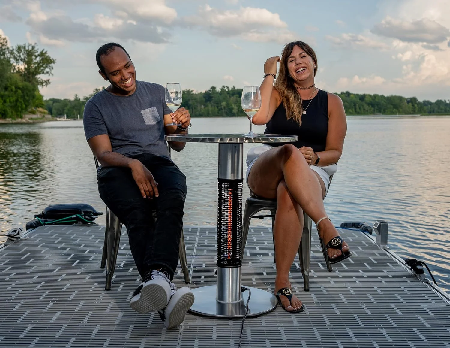 Infrared Electric Outdoor Heater - Bistro Table