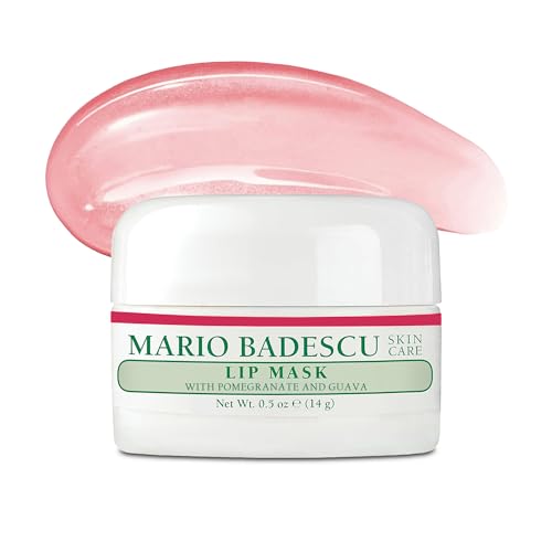 Mario Badescu Lip Mask, Overnight Lip Treatment Enriched With Skin Softening Coconut Oil and Hydrating Shea Butter