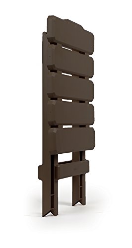 Camco 21045 Small Quick-Folding Adirondack Table, Plastic, Taupe