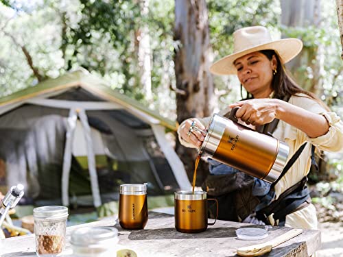 Stanley GO Everyday Wine Tumbler 10 oz | Press Fit Drink Through Lid | Beverage, Coffee, and Cocktail Cup | Insulated Stainless Steel Wine Glass | BPA-Free | Ash