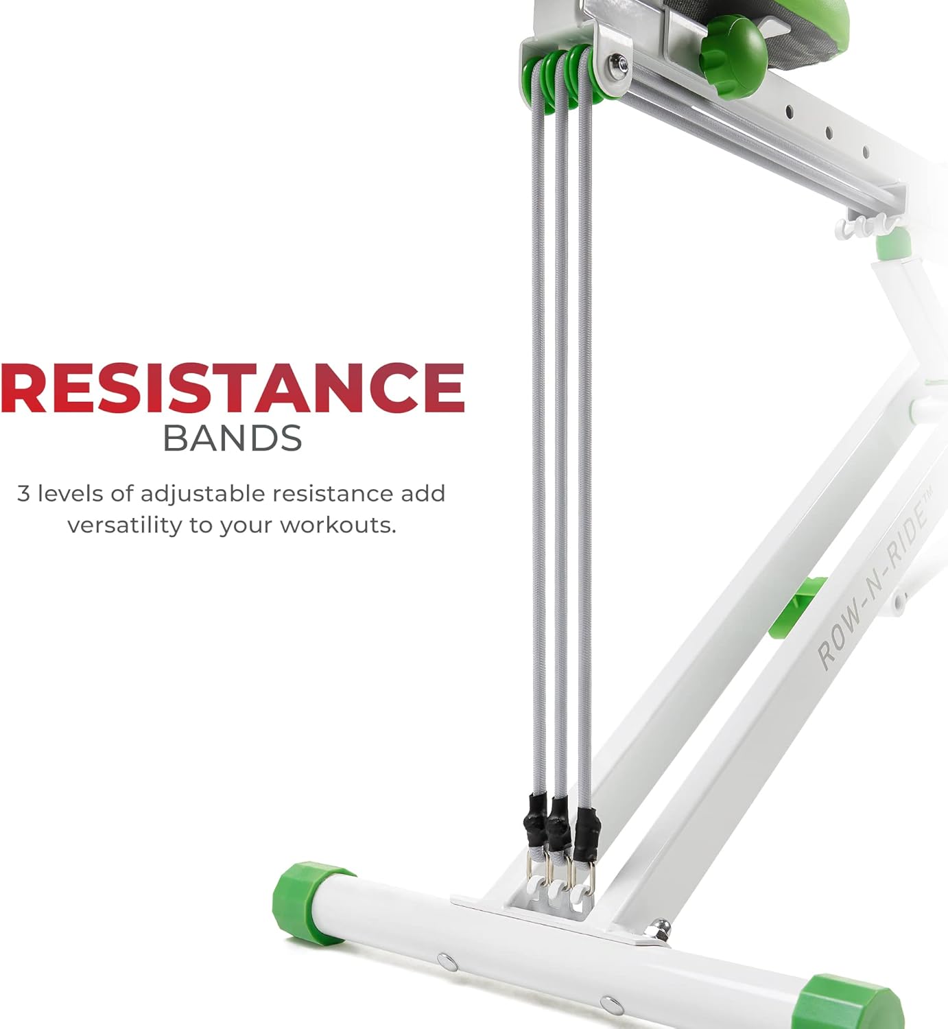 Sunny Health & Fitness Upright Row-N-Ride® Exerciser in Green - NO. 077G