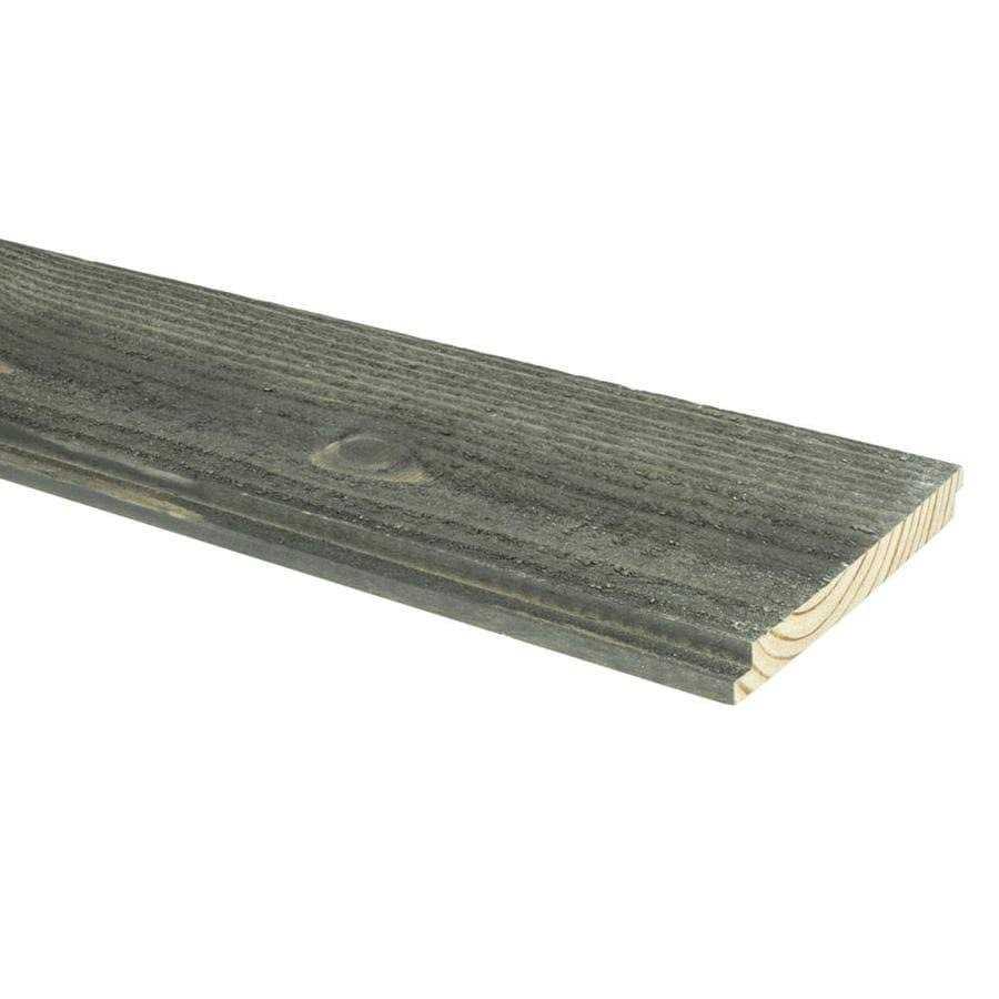 Unbranded 5.375-in x 8-ft Finished Brown Pine Shiplap Wall Plank 58X6X8-RSC - Shop Hardware Tools Online Store