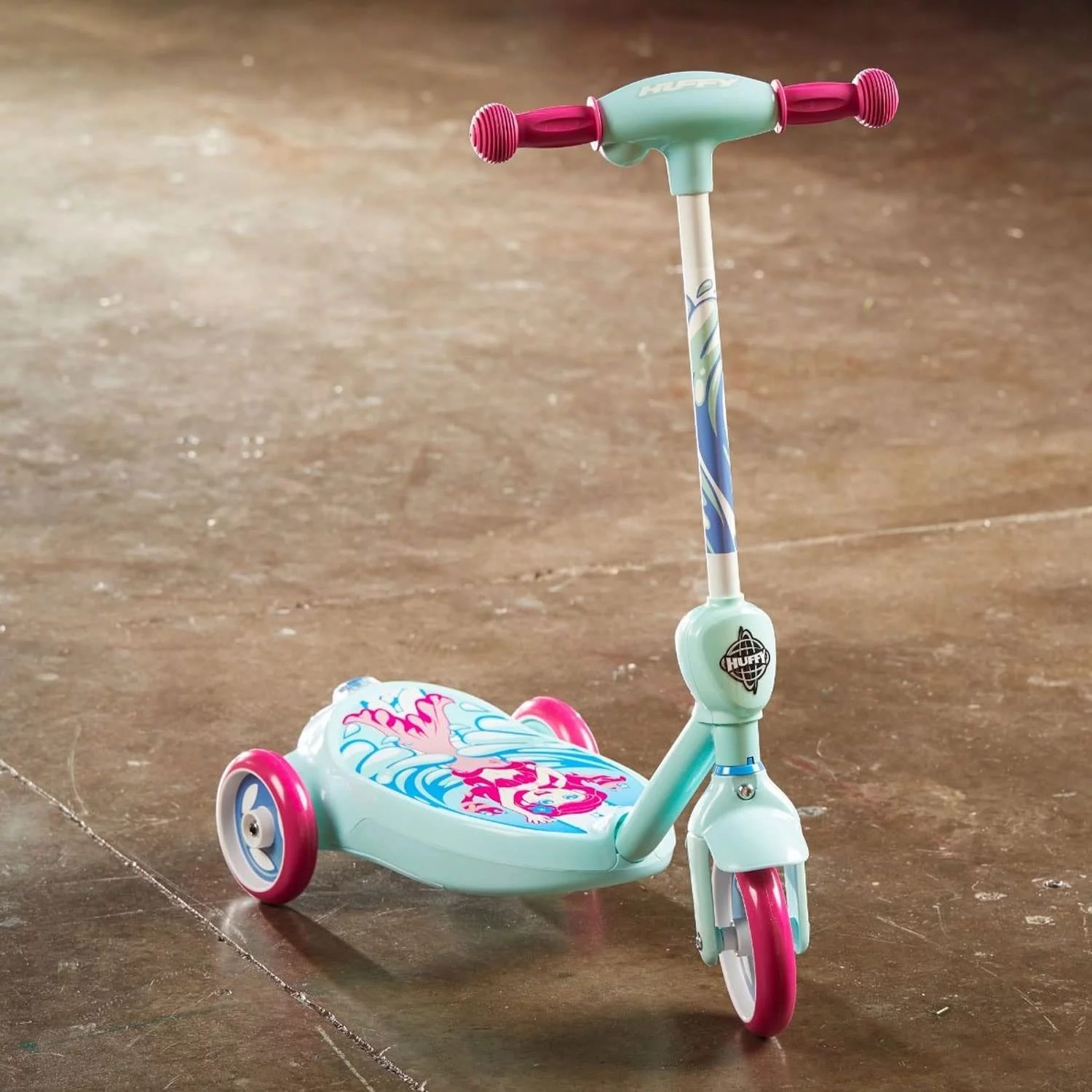 Huffy 18037P 6V 2 in 1 Bubble Scooter (Mermaid) Toy, Pink