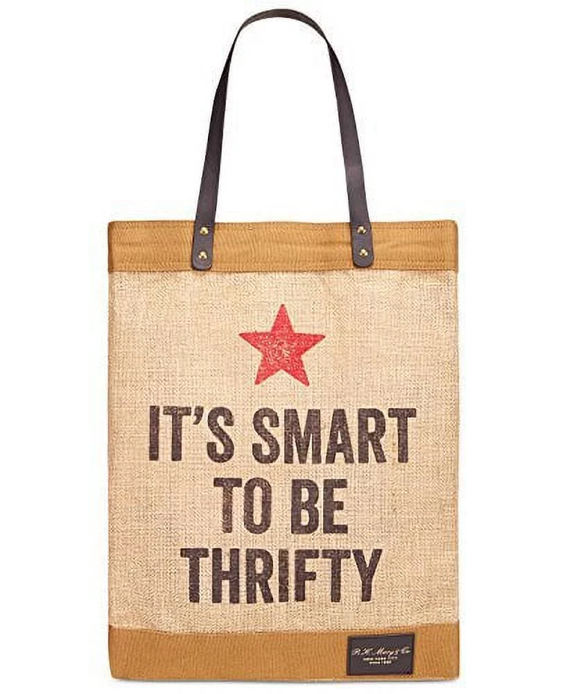Macy’s Vintage Thrifty Tote Shopping Bag – It’s Smart to Be Thrifty