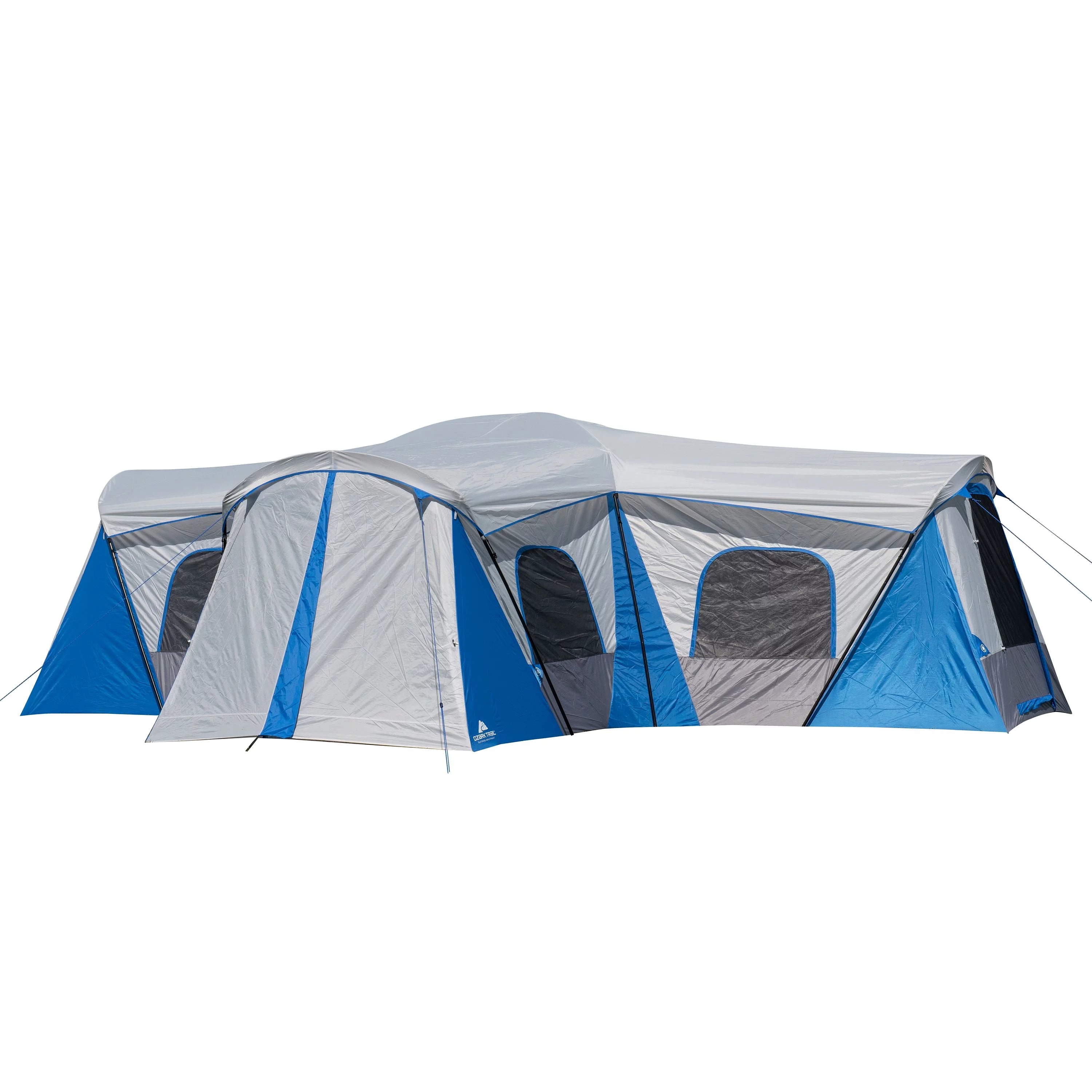 Ozark Trail 16-Person 3-Room Family Cabin Tent, with 3 Entrances