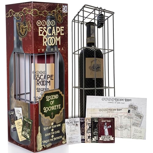 Boxer Gifts Escape Room Game - Wine Bottle Puzzle Box for Adults - Unusual Gifts for Men & Women