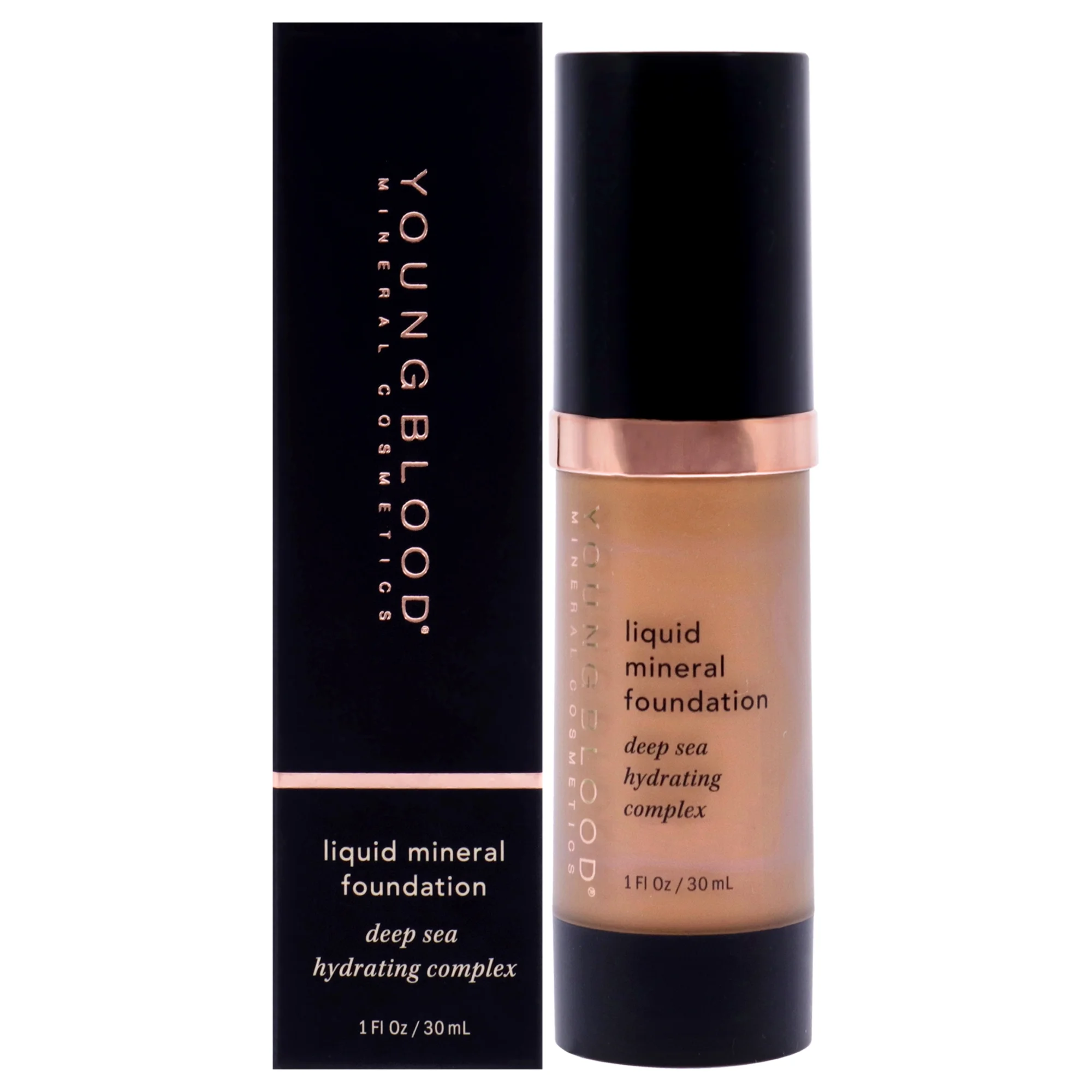 Youngblood Liquid Mineral Foundation - Nutmeg , 1 oz Foundation