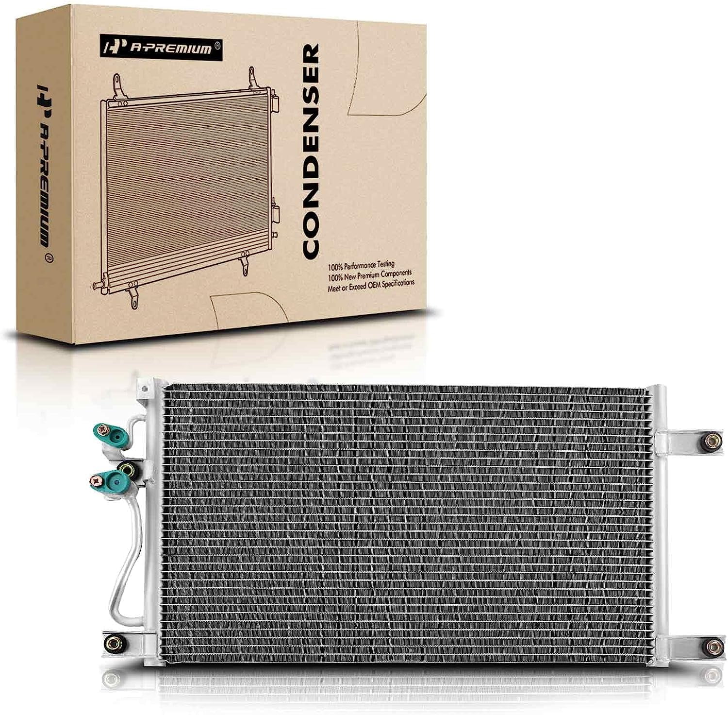 A-Premium Air Conditioning A/C Condenser Compatible with Mitsubishi Montero Sport 1997-2004 2.4L 3.0L 3.5L