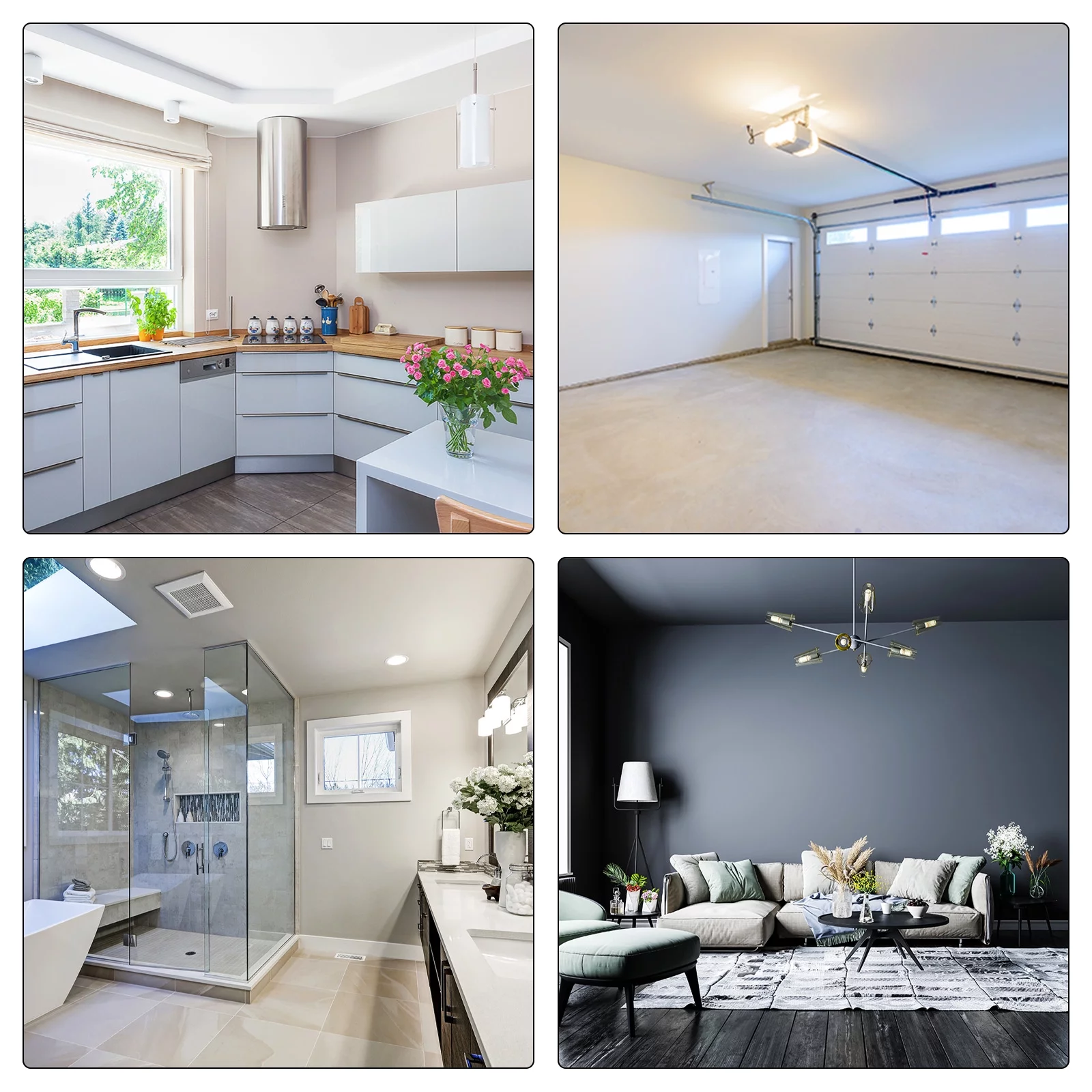 Uxcell 4 Inch Dryer Vent Wall Plate Adapter Ventilation Duct Flange with Hose White