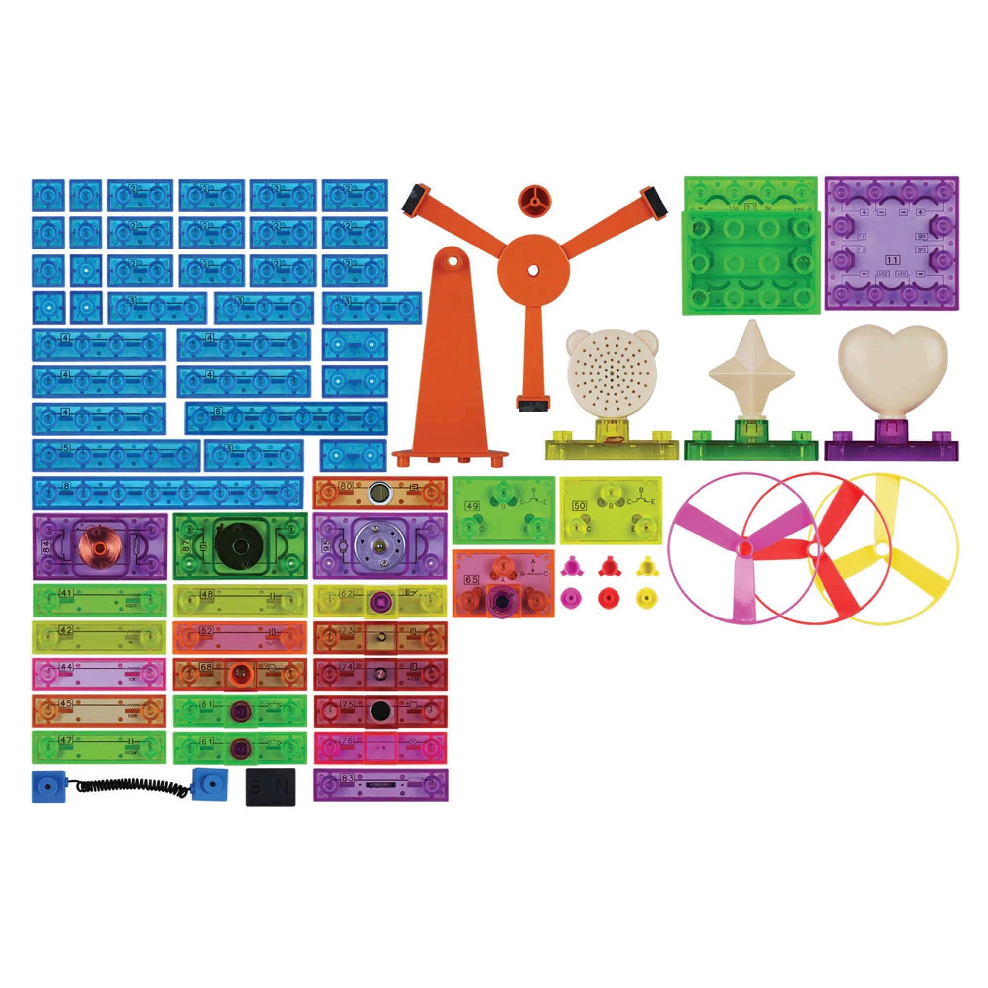 E-Blox - Circuit Blox 800 - Electronic Building Blocks Kit