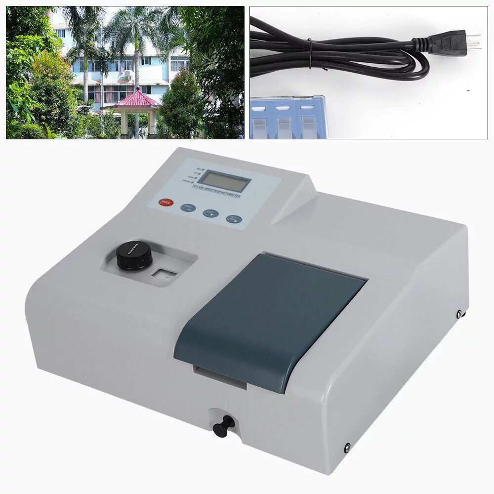 Spectrophotometer Spectrometer 721 LDC Digital Lab Equipment 350-1020nm Wave