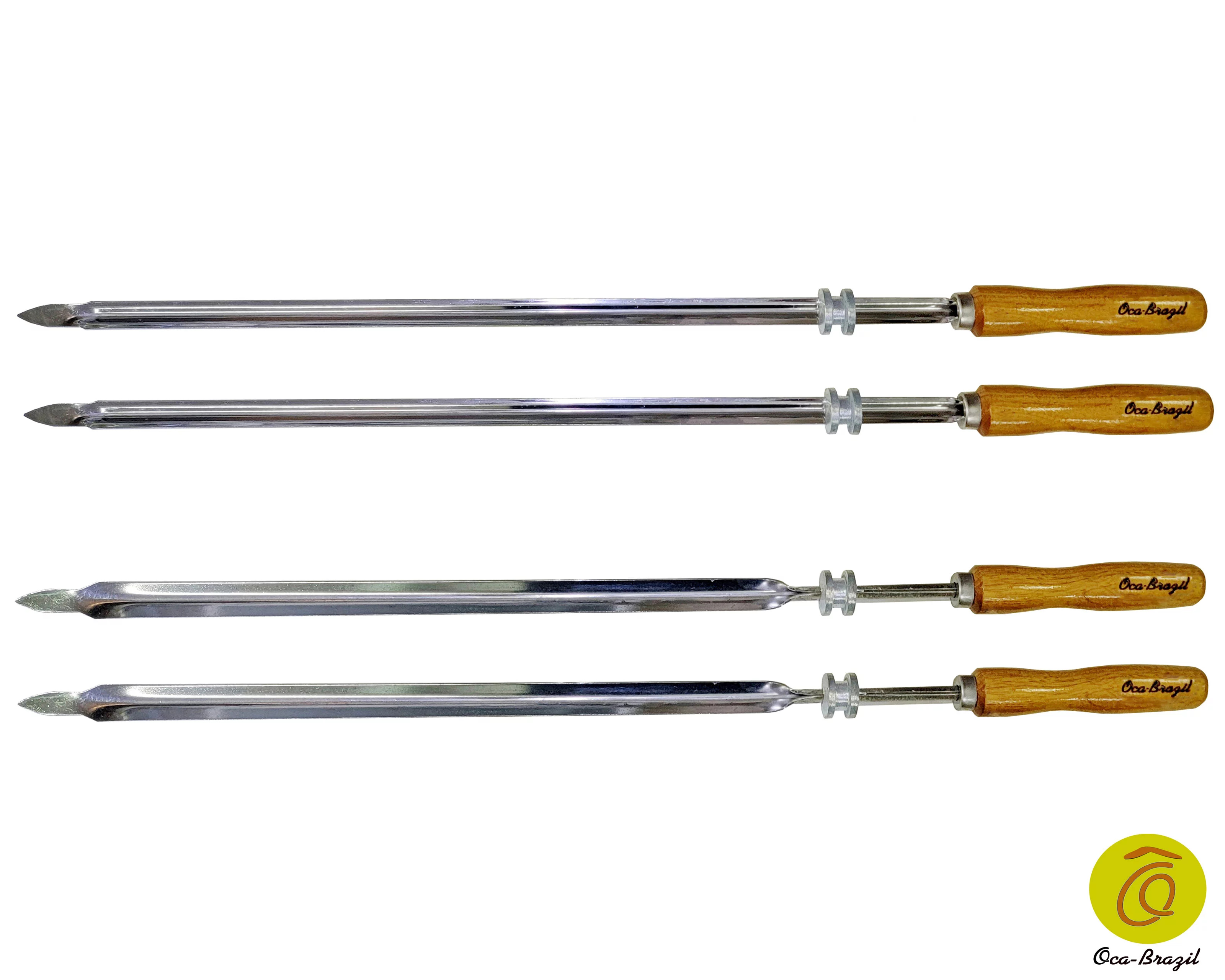 Minas Combo - Set of 4 Brazilian Skewers for BBQ 28