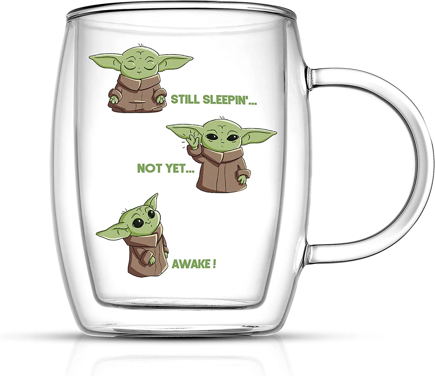 Star Wars The Child Awake Double Wall Coffee Mug, Set of 2