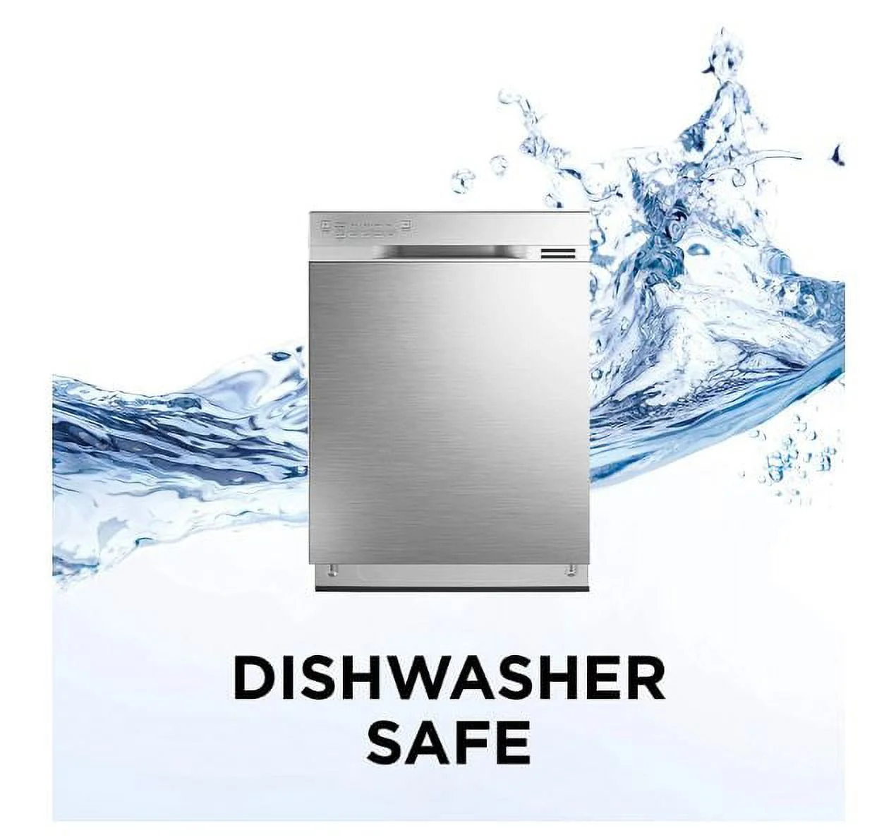 Built-In Smart  Black Large Electric Air Fryer 4 Qt