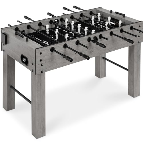 Best Choice Products Large 54in Full-Size Foosball Table for Home, Game Room w/ 2 Balls, 2 Cup Holders