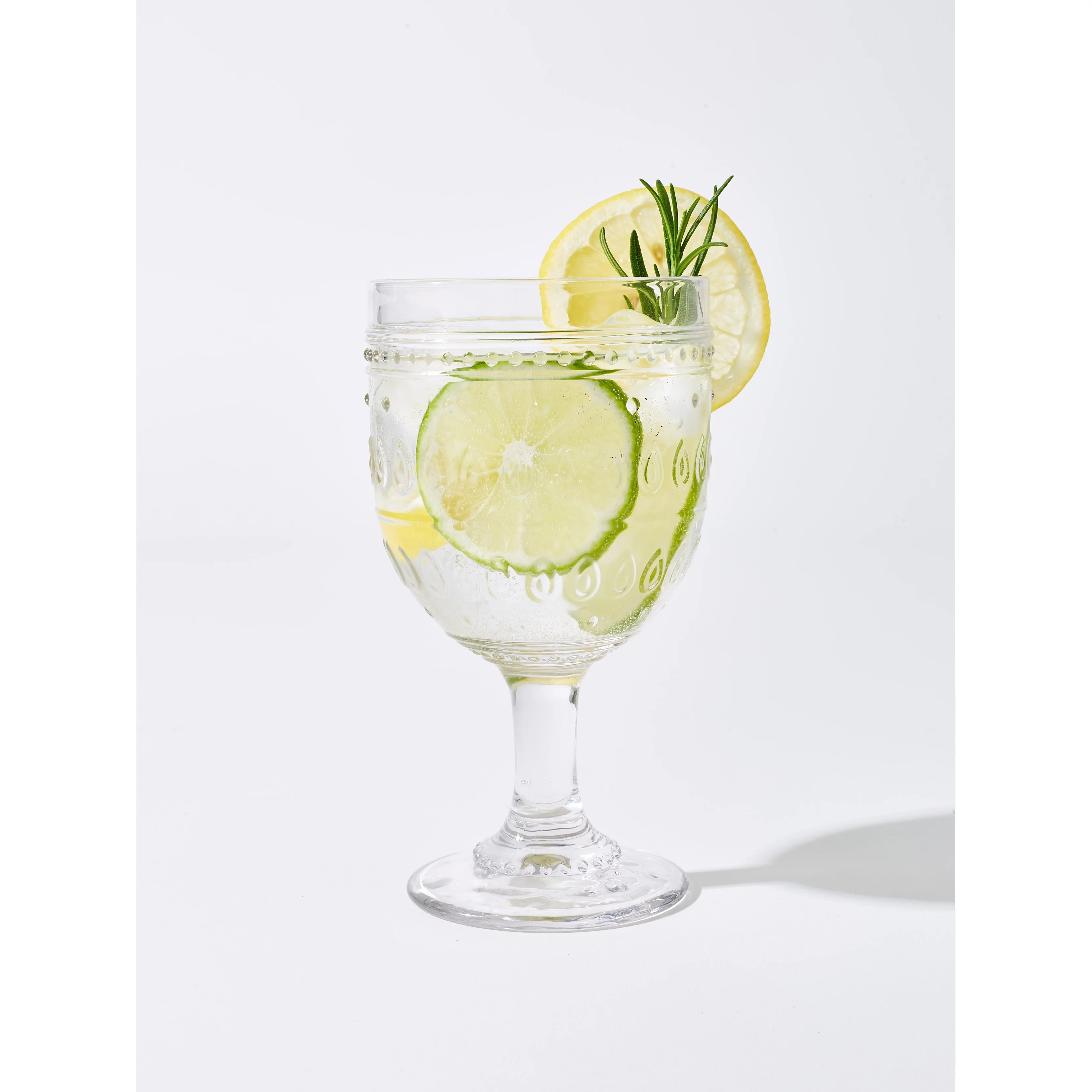 Euro Ceramica Inc. Euro Ceramica Fez 12-ounce Wine Goblets (Set of 4) grey