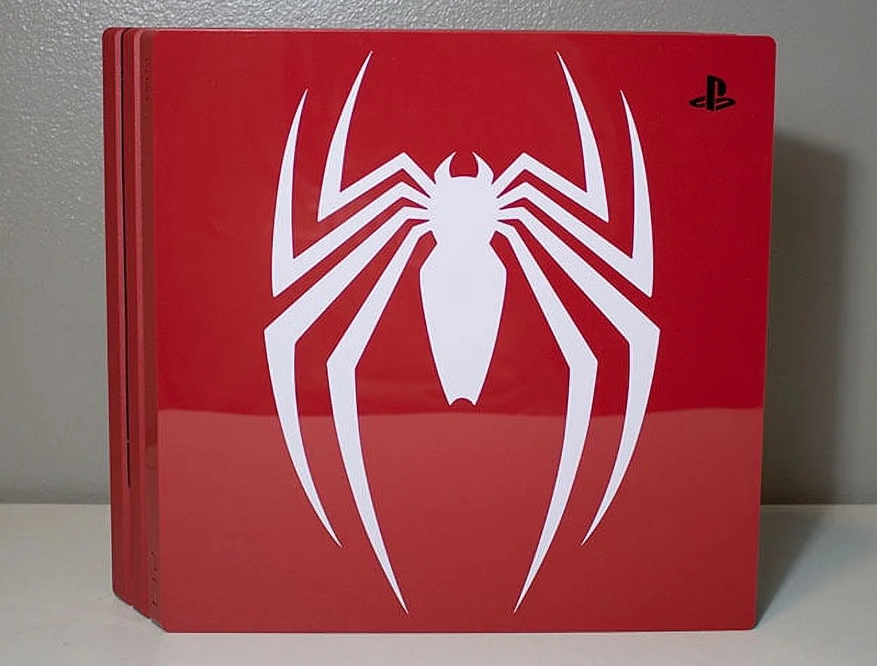 Pre-Owned Sony PlayStation 4 Pro - 1TB - Limited Edition Marvel's Spider-Man Console - Amazing Red (3003194) (Refurbished: Good)