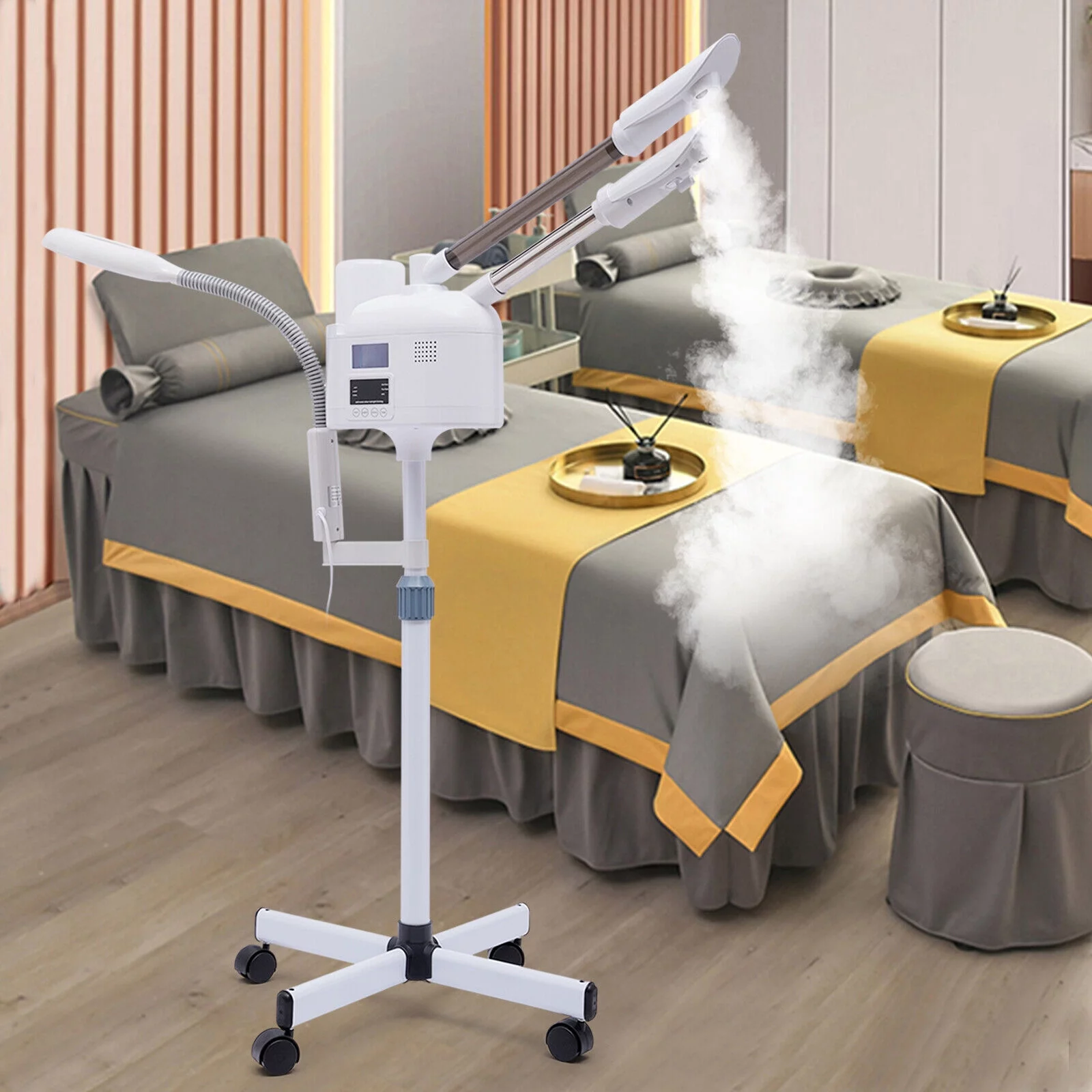 TOOL1SHOoo PTC Nano Cold Spray Facial Steamer Moisturizer Face Spa Skin Rejuvenation Spraye