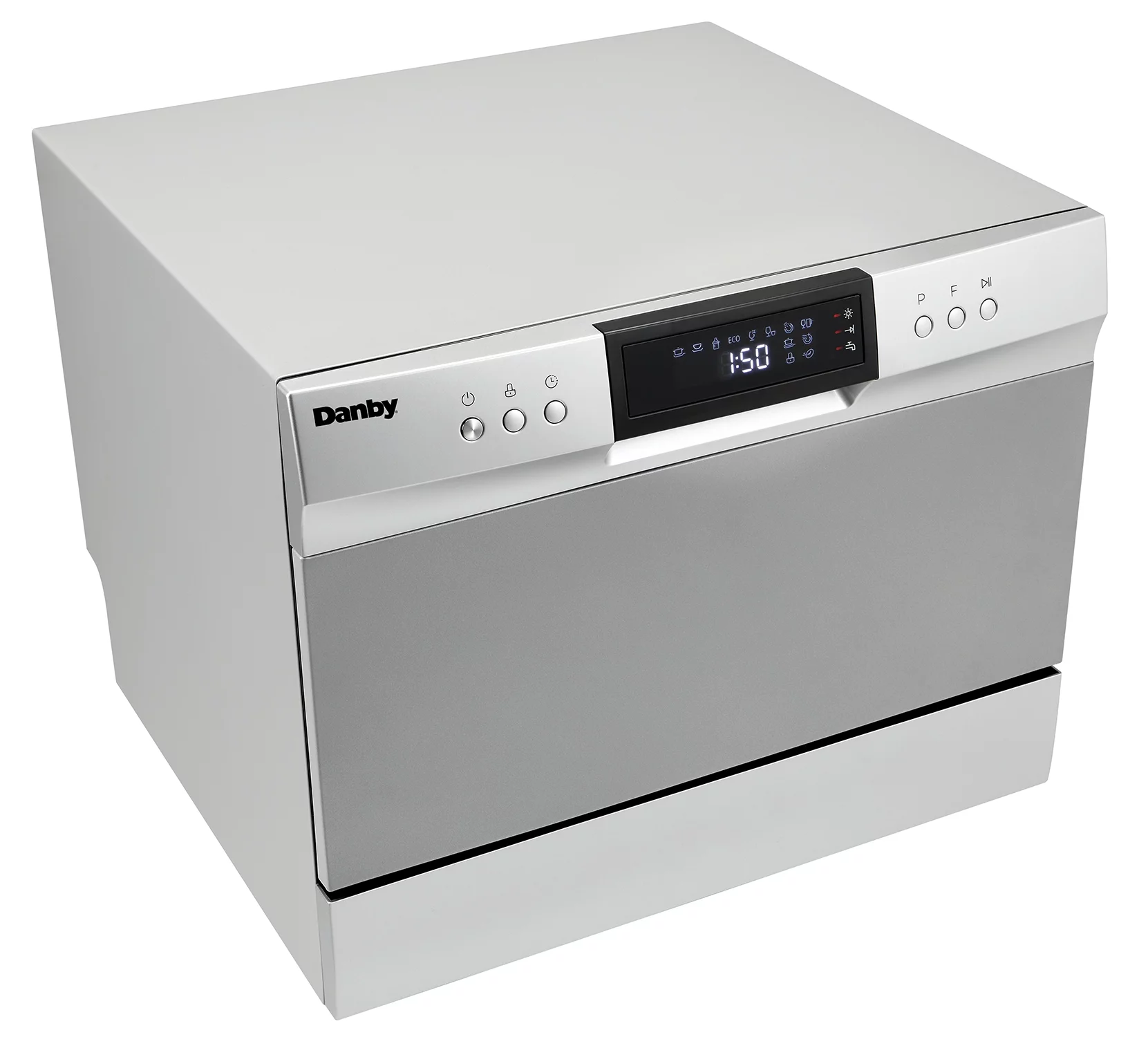 Danby 6 Place Setting Countertop Dishwasher in Silver