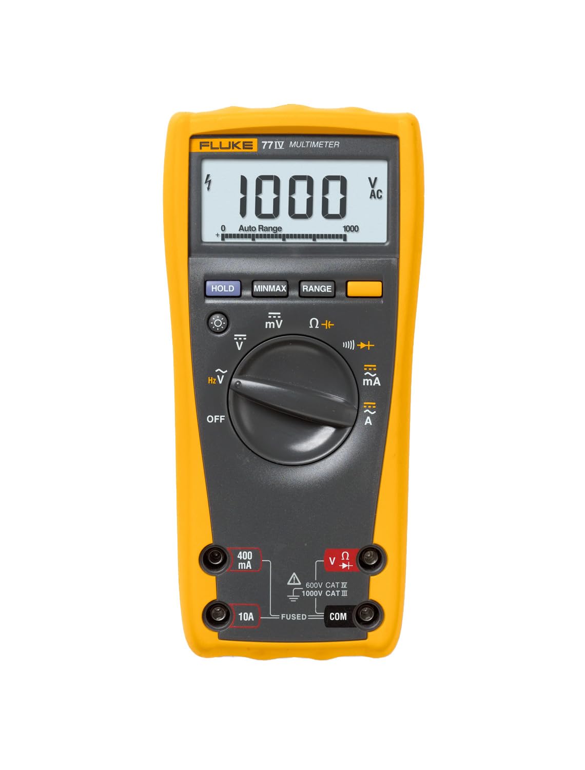 Fluke 77-IV Digital Multimeter, Yellow