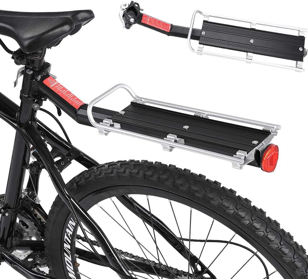 Bicycle Rack for Bicycle Accessories Durable Bicycle Back Seat Aluminum Alloy Most Cycling Gear for Road Bike and Mountain Bike