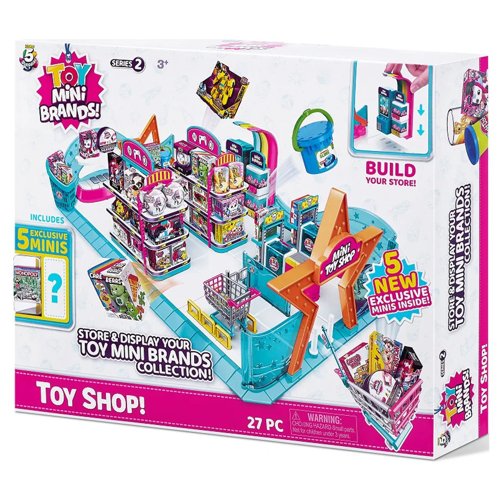 5 Surprise Toy Mini Brands Series 2 Mini Toy Shop Playset by ZURU