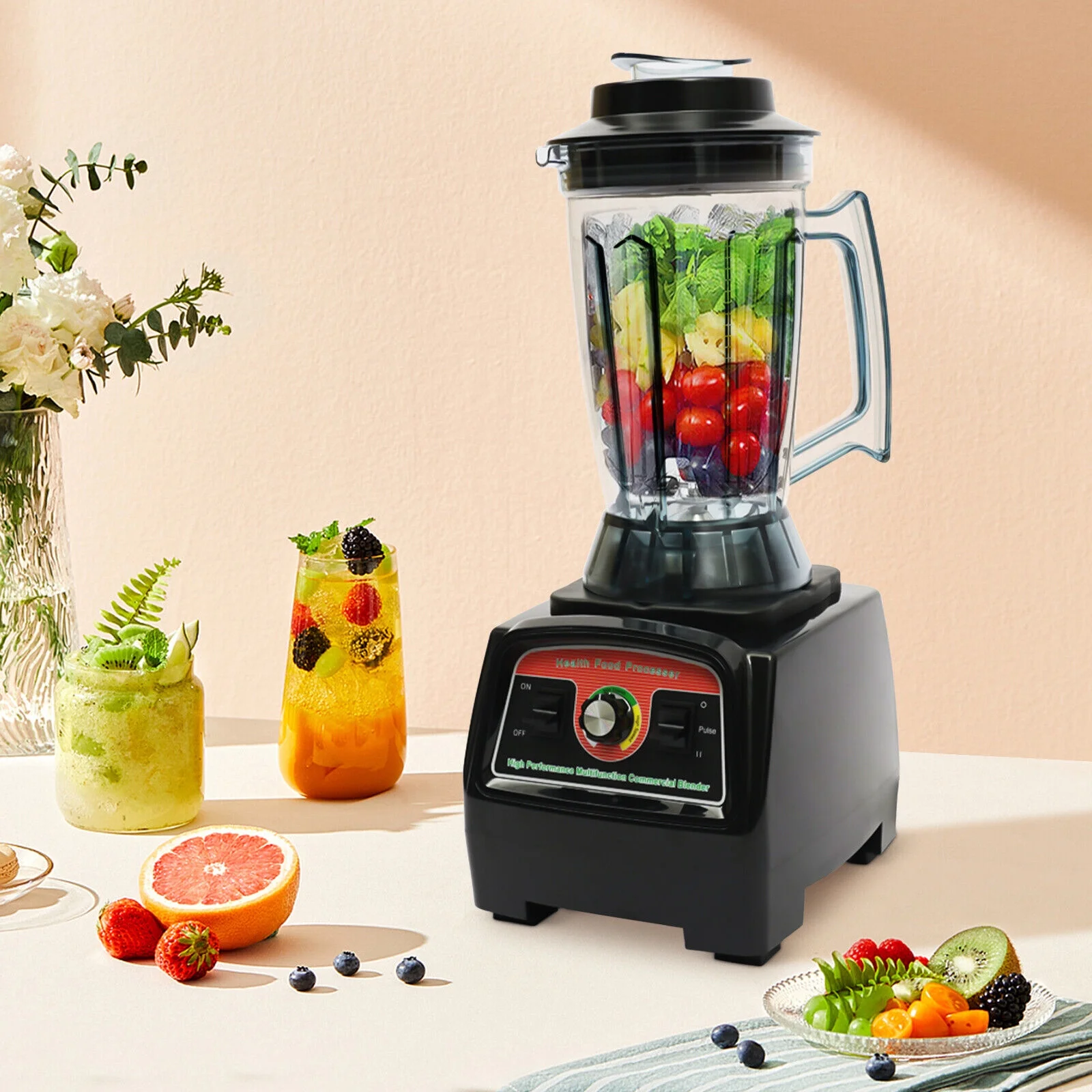 Professional 3.9L 2800W Commercial High Speed Blender Mixer Juicer Fruit Juice