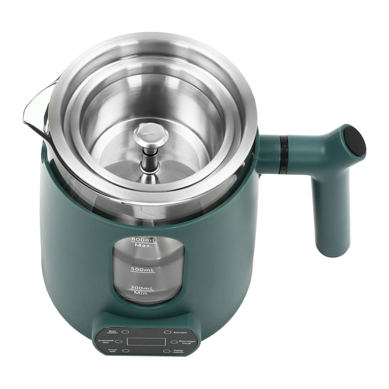 Stainless Steel Electric Water Kettles Tea Coffee Pot Water Boiler & Heater 600W Green