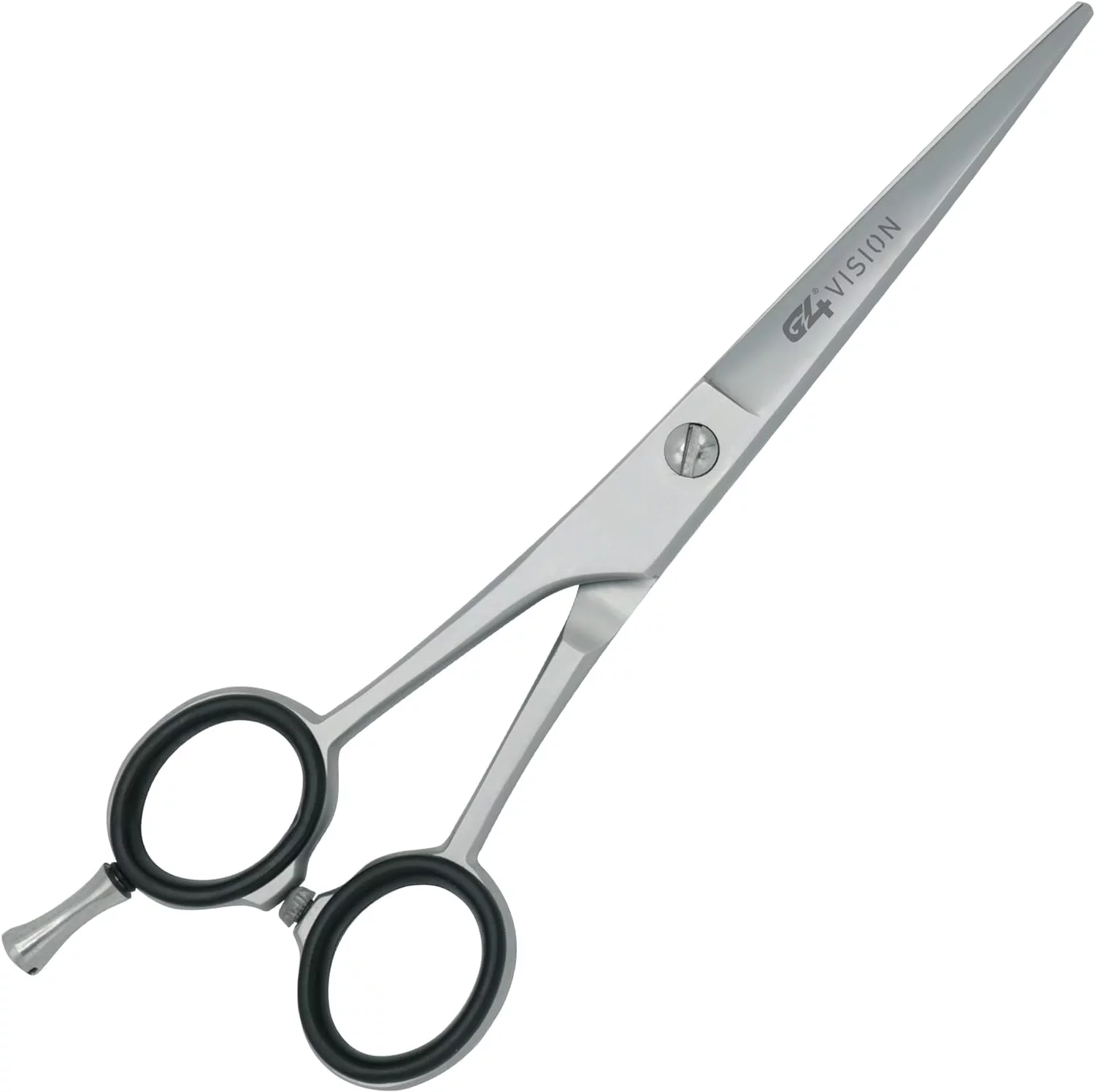 Left Hand Pro Barber Scissors For Salon Shears Edge Hair Cutting Grooming Lefty (6 In)