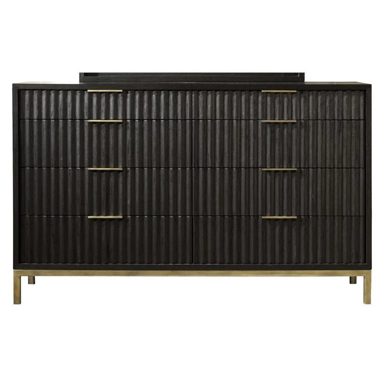Modus Kentfield 8 Drawer Dresser in Transparent Black Mahogany