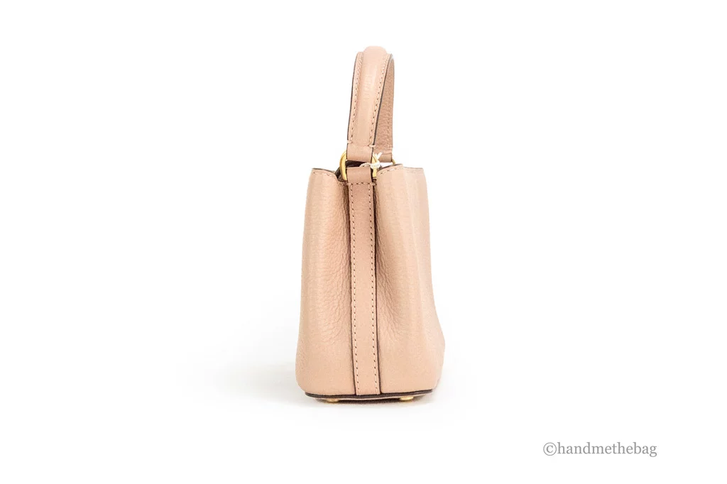 Tory Burch (145357) Britten Micro Light Meadowsweet Leather Satchel Bag Purse