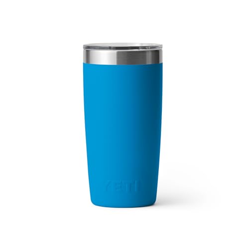 YETI Rambler 10 oz Tumbler, Stainless Steel, Vacuum Insulated with MagSlider Lid, Firefly Yellow