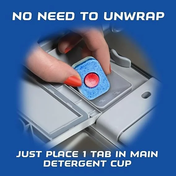 Finish Powerball Automatic Dishwasher Detergent, All in 1 Ultra Powerful Clean, 2.4 KG - 140 Tabs