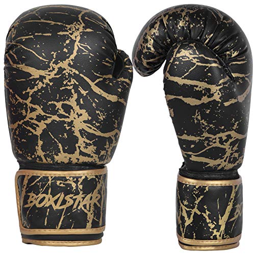Boxistar Boxing Gloves - Men's & Women's, 8 oz to 16 oz with Optimal Padding