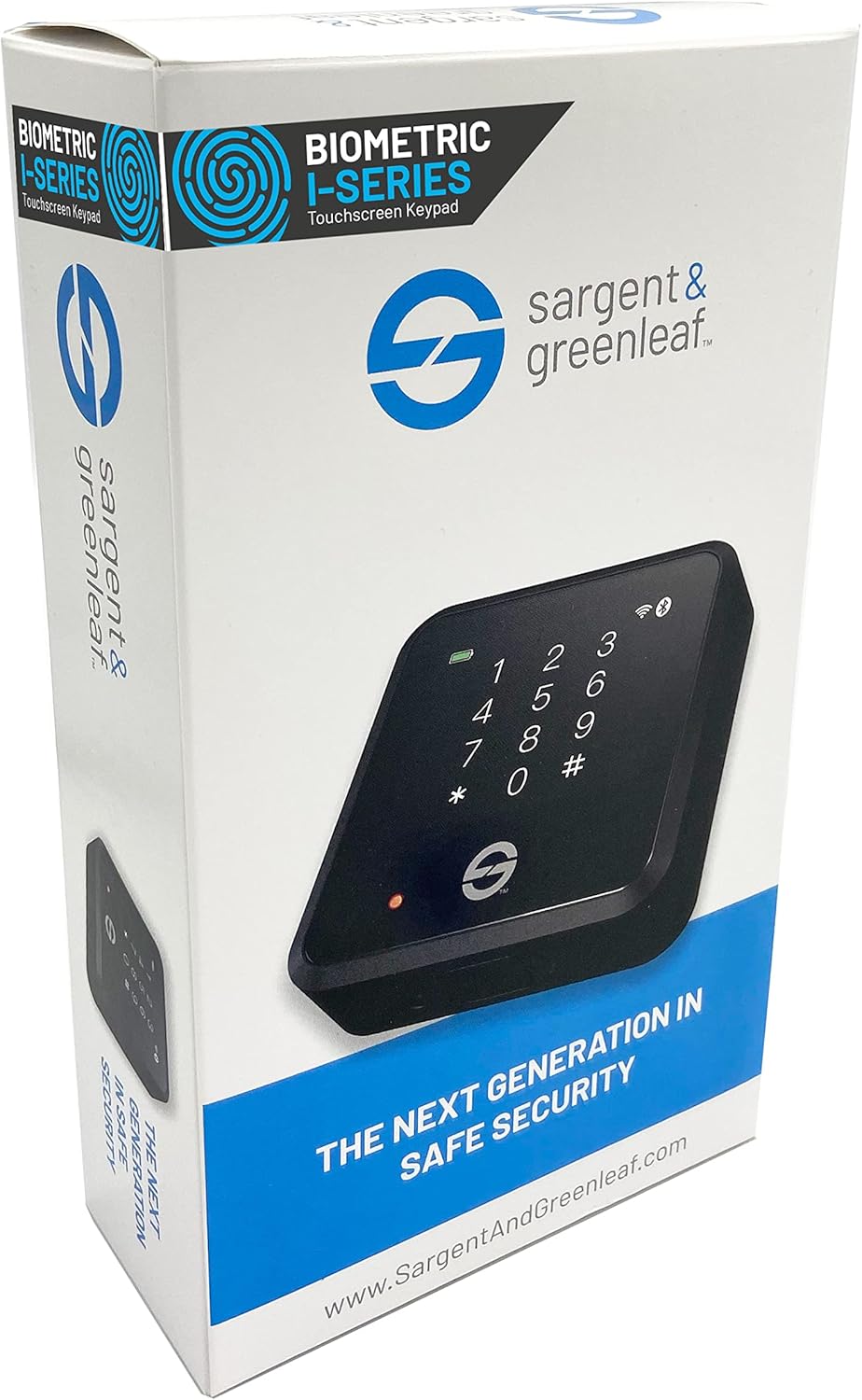Sargent and Greenleaf I-Series Biometric Keypad with Titan Electronic Safe Lock, Fingerprint Lock, Digital Keypad, Digital Safe Lock, Fingerprint Scanner Lock