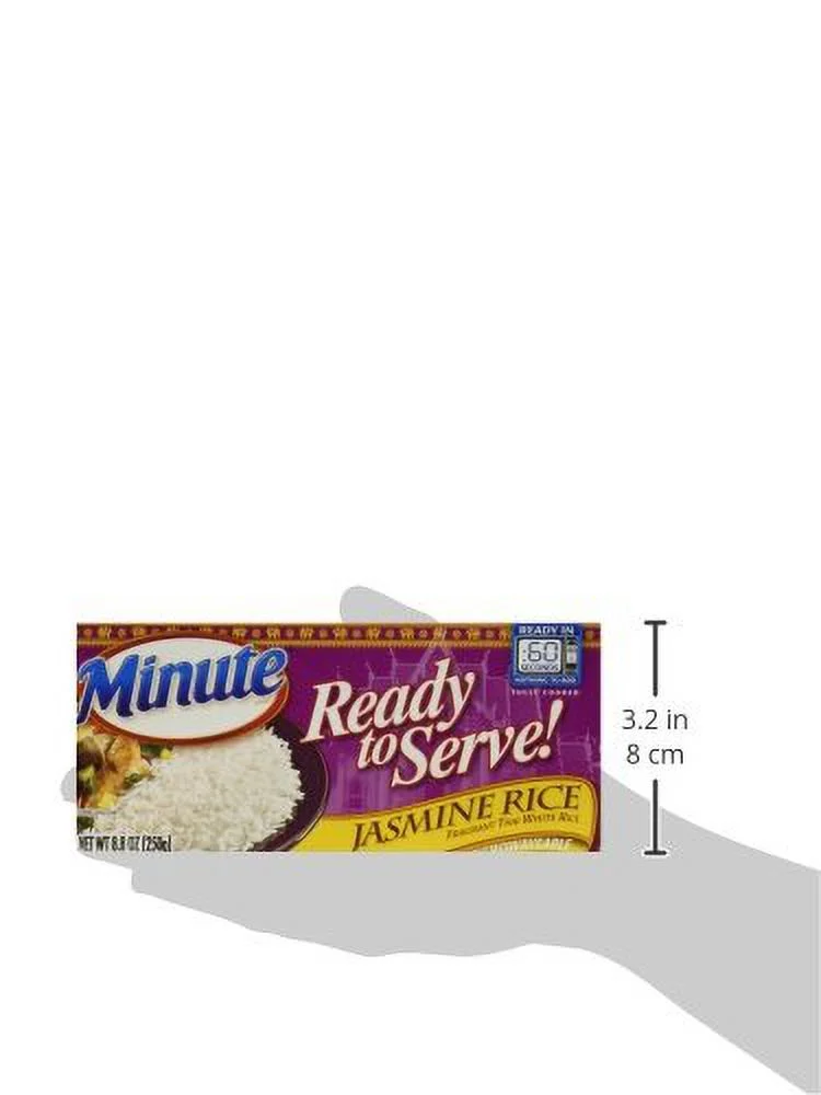 Minute Jasmine Rice  Microwaveable Rice Cups  4.4 Oz (Pack of 20)