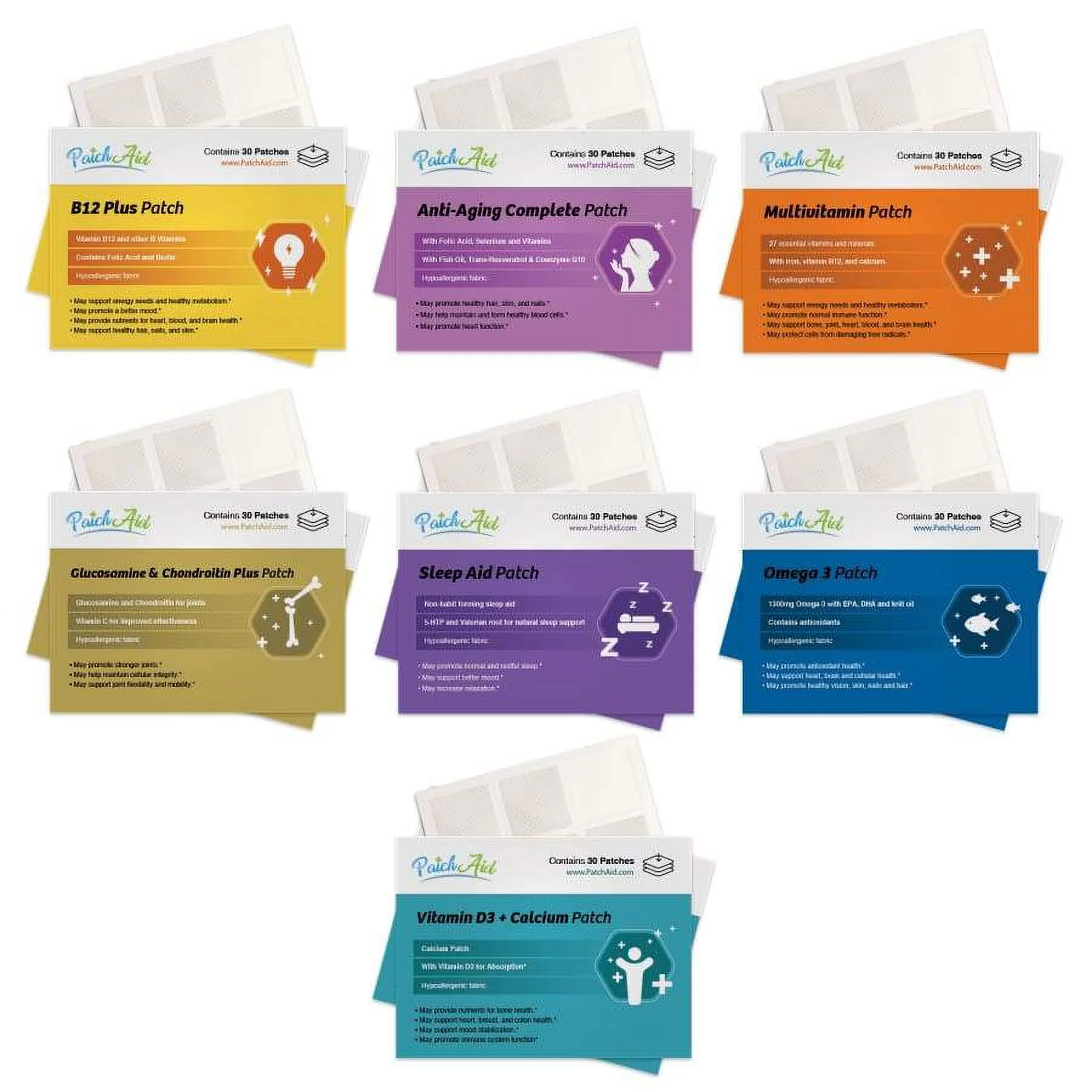 Gastric Bypass Premium Health Patch Pack by PatchAid