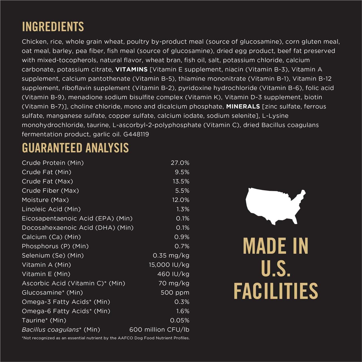 Purina Pro Plan Adult Large Breed Weight Management Formula Dry Dog Food - Pet Supplies online store