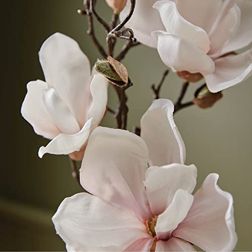 Thymes Washed Linen Candle - 8 oz Scented Candle for a Fresh Home Fragrance - Matte White Candle Jar